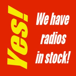 YES, we have radios in stock