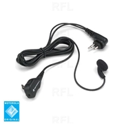 Earbud with Clip Microphone and PTT