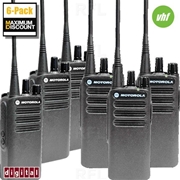 CP100D Portable VHF 16CH DIGITAL Radio - 6 Pack