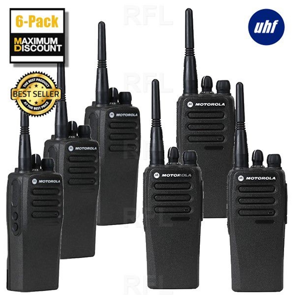 Motorola AAH01QDC9JC2AN 16-Channel UHF Analog Radio for sale online 